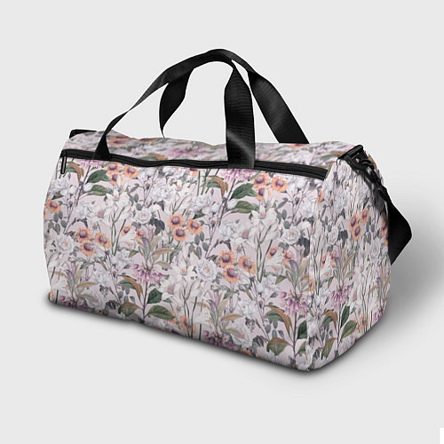 Спортивная сумка Цветы Эхинацеи / 3D-принт – фото 2