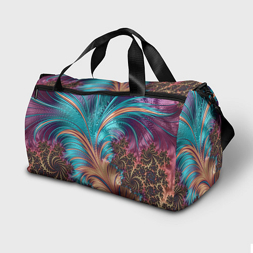 Спортивная сумка Floral composition Цветочная композиция / 3D-принт – фото 2