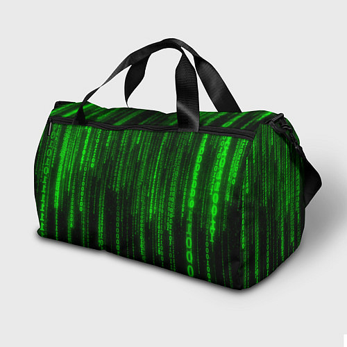 Спортивная сумка Двоичный код Матрица / 3D-принт – фото 2