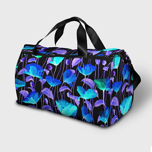 Спортивная сумка Авангардный цветочный паттерн Fashion trend / 3D-принт – фото 2