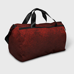Спортивная сумка Мраморный красно-черный градиент