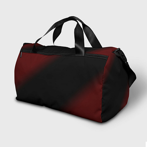 Спортивная сумка Символ Warframe и краска вокруг на темном фоне / 3D-принт – фото 2