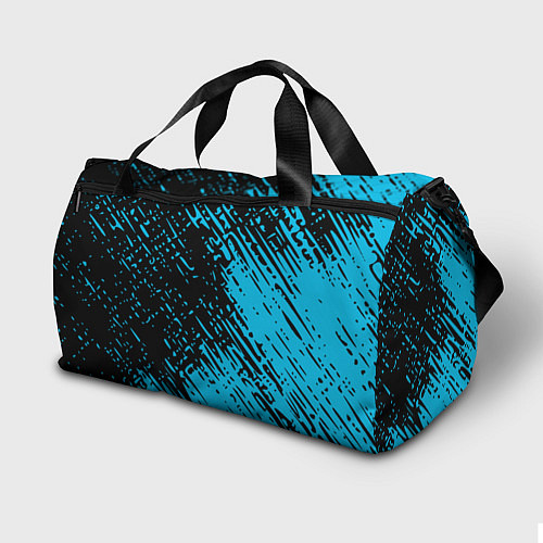 Спортивная сумка Napoli голубая textura / 3D-принт – фото 2