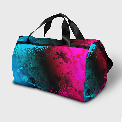 Спортивная сумка Scorpions Neon Gradient / 3D-принт – фото 2