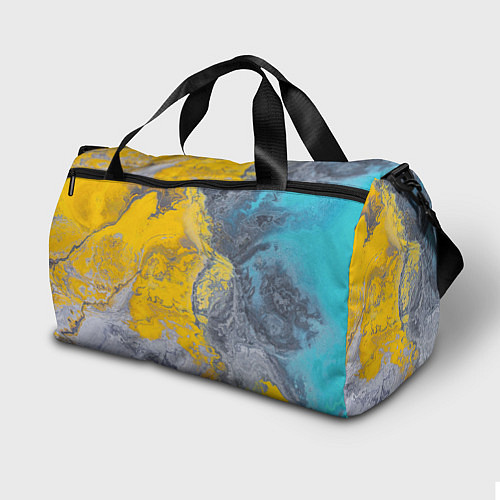 Спортивная сумка Извержение Красок / 3D-принт – фото 2