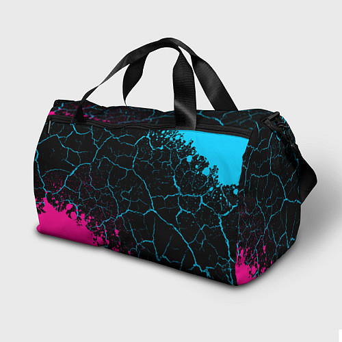 Спортивная сумка In Flames Neon Gradient / 3D-принт – фото 2