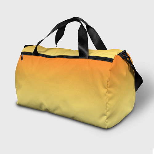 Спортивная сумка Оранжевый, желтый градиент / 3D-принт – фото 2