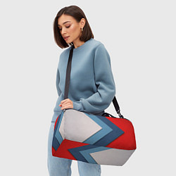 Сумки спортивные Абстрактная геометрия - Синий, цвет: 3D-принт — фото 2