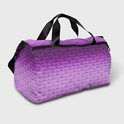 Спортивная сумка Фиолетово-розовый геометрический узор Градиент