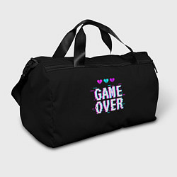 Сумки спортивные Game Over Pixels, цвет: 3D-принт