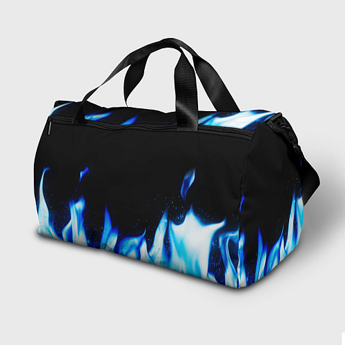 Спортивная сумка Motorhead blue fire / 3D-принт – фото 2