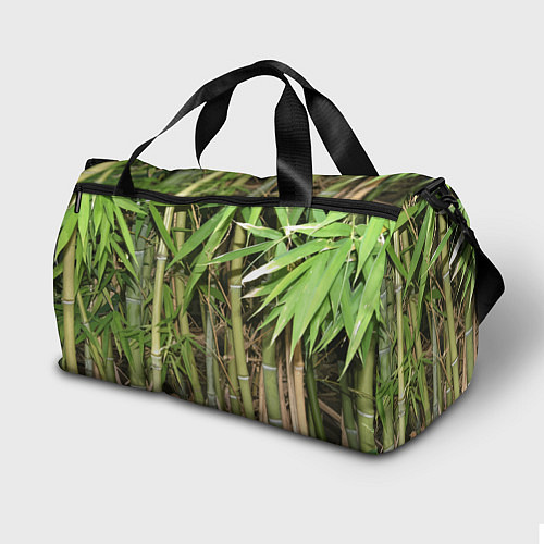 Спортивная сумка Матёрый тигр в зарослях бамбука / 3D-принт – фото 2