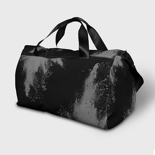 Спортивная сумка Строитель суббота воскресенье на темном фоне / 3D-принт – фото 2