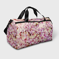Спортивная сумка Розовые цветы яркой поляной