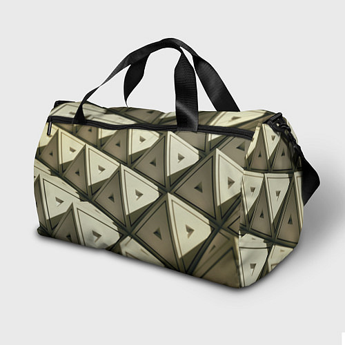 Спортивная сумка 3D иллюзия-пирамиды / 3D-принт – фото 2