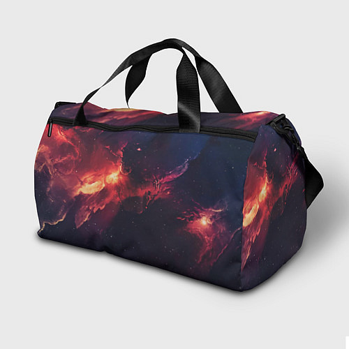 Спортивная сумка Космическое пламя / 3D-принт – фото 2