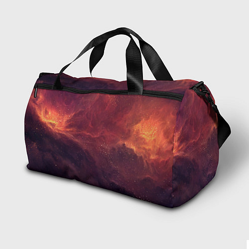Спортивная сумка Галактический пожар / 3D-принт – фото 2