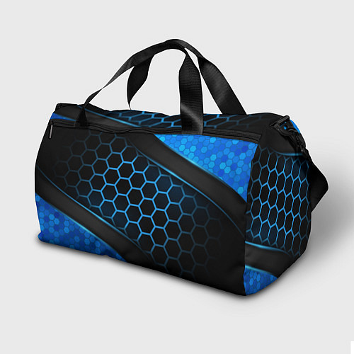 Спортивная сумка Объемные соты - герб России / 3D-принт – фото 2