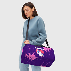 Сумки спортивные Ксюша единорог с сердечком, цвет: 3D-принт — фото 2