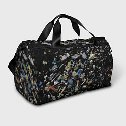 Сумки спортивные Пластиковый мусор - всякая всячина!, цвет: 3D-принт