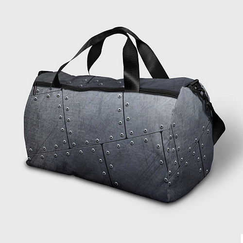 Спортивная сумка Стальные пластины / 3D-принт – фото 2