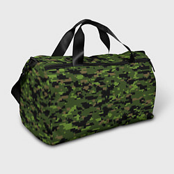 Спортивная сумка Камуфляж лесной пиксель