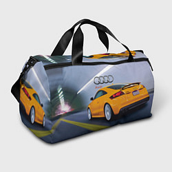 Сумки спортивные Audi TT мчится в тоннеле, цвет: 3D-принт