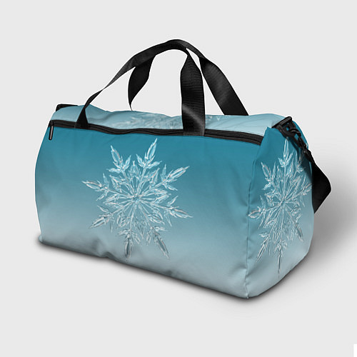 Спортивная сумка Резная снежинка / 3D-принт – фото 2