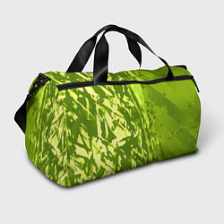 Спортивная сумка Зеленый абстрактный камуфляж