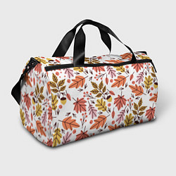 Сумки спортивные Осенний паттерн - листья, цвет: 3D-принт