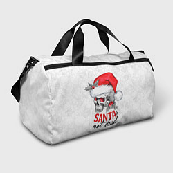 Сумки спортивные Santa is not dead, skull in red hat, цвет: 3D-принт