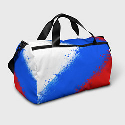 Сумки спортивные Флаг России - триколор, цвет: 3D-принт