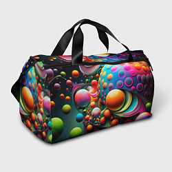 Сумки спортивные Абстрактные космические шары, цвет: 3D-принт