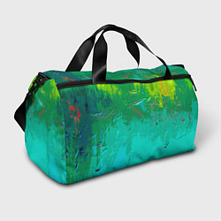 Спортивная сумка Абстрактные краски - текстура