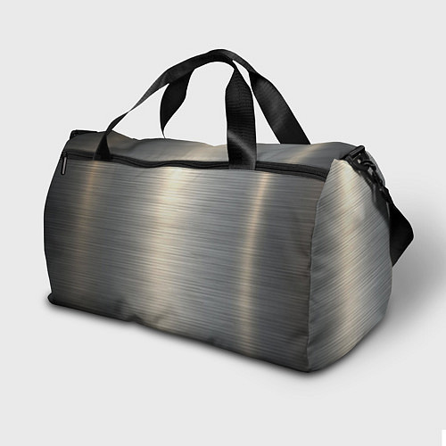 Спортивная сумка Нержавейка - текстура / 3D-принт – фото 2