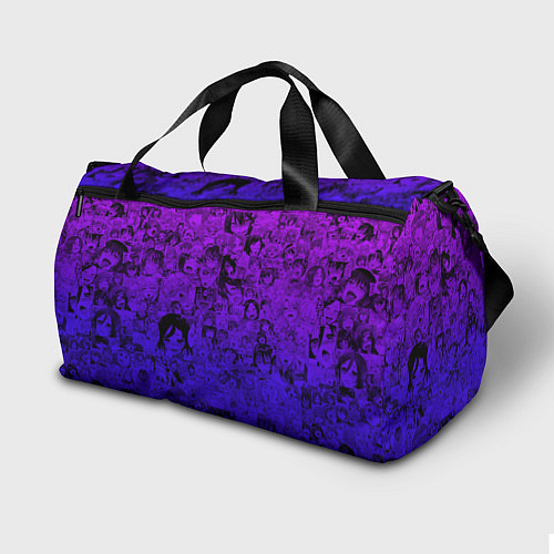 Спортивная сумка Ахегао яркий градиент / 3D-принт – фото 2