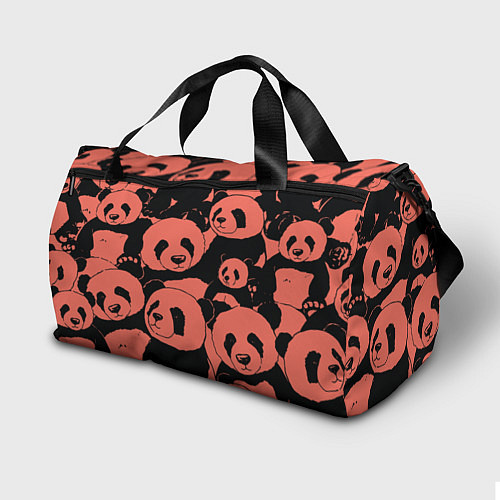 Спортивная сумка С красными пандами / 3D-принт – фото 2