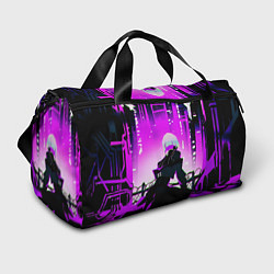 Спортивная сумка Люси нетраннер - фиолетовый