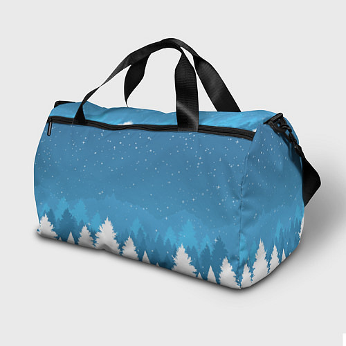 Спортивная сумка Новогодняя сказка дед мороз / 3D-принт – фото 2