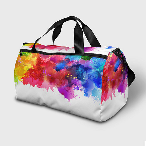Спортивная сумка Милый пандёныш - великий художник / 3D-принт – фото 2
