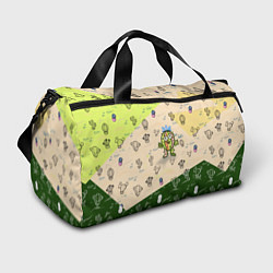 Сумки спортивные Кактус и кактусы, цвет: 3D-принт