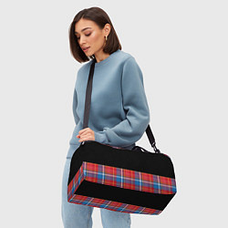 Сумки спортивные Классическая шотландка, цвет: 3D-принт — фото 2