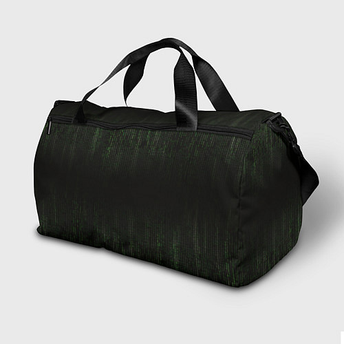 Спортивная сумка Сова в стиле ASCII-графики / 3D-принт – фото 2