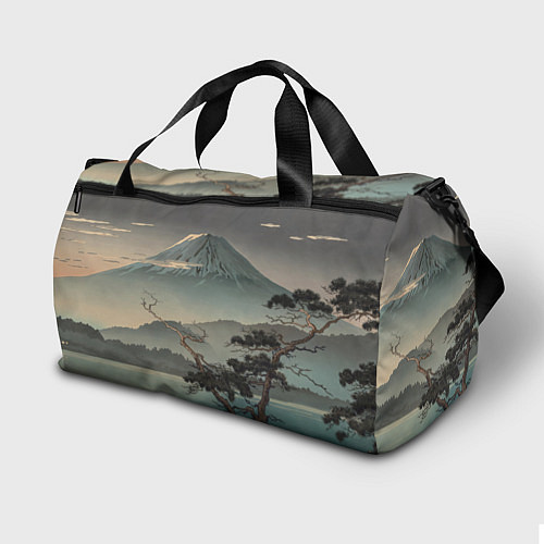 Спортивная сумка Великий вулкан Фудзияма / 3D-принт – фото 2