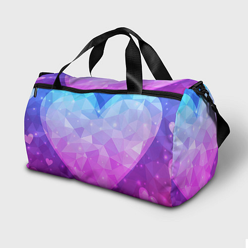 Спортивная сумка Панда с букетом цветов / 3D-принт – фото 2