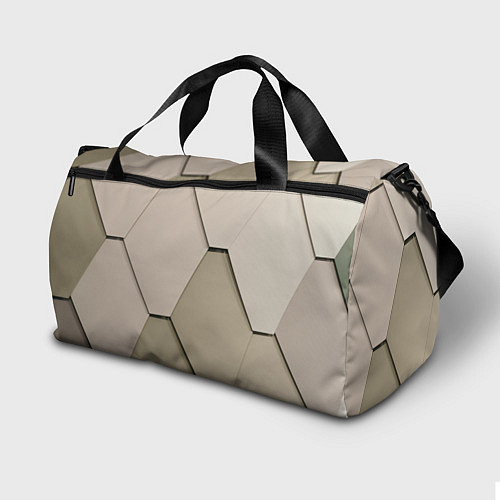 Спортивная сумка Зеленая плитка / 3D-принт – фото 2