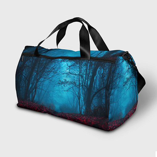 Спортивная сумка Wednesday таинственный лес / 3D-принт – фото 2