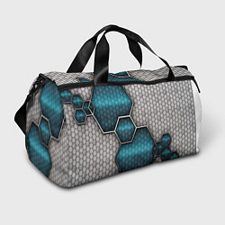 Спортивная сумка Cyber texture abstraction
