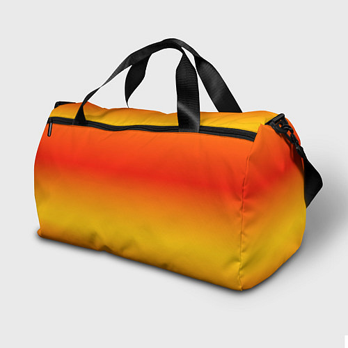 Спортивная сумка Переливы оранжевого / 3D-принт – фото 2
