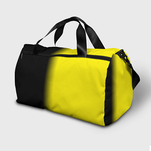 Спортивная сумка И черный и желтый / 3D-принт – фото 2